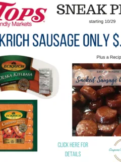 tops Markets Eckrich Smoked Sausage