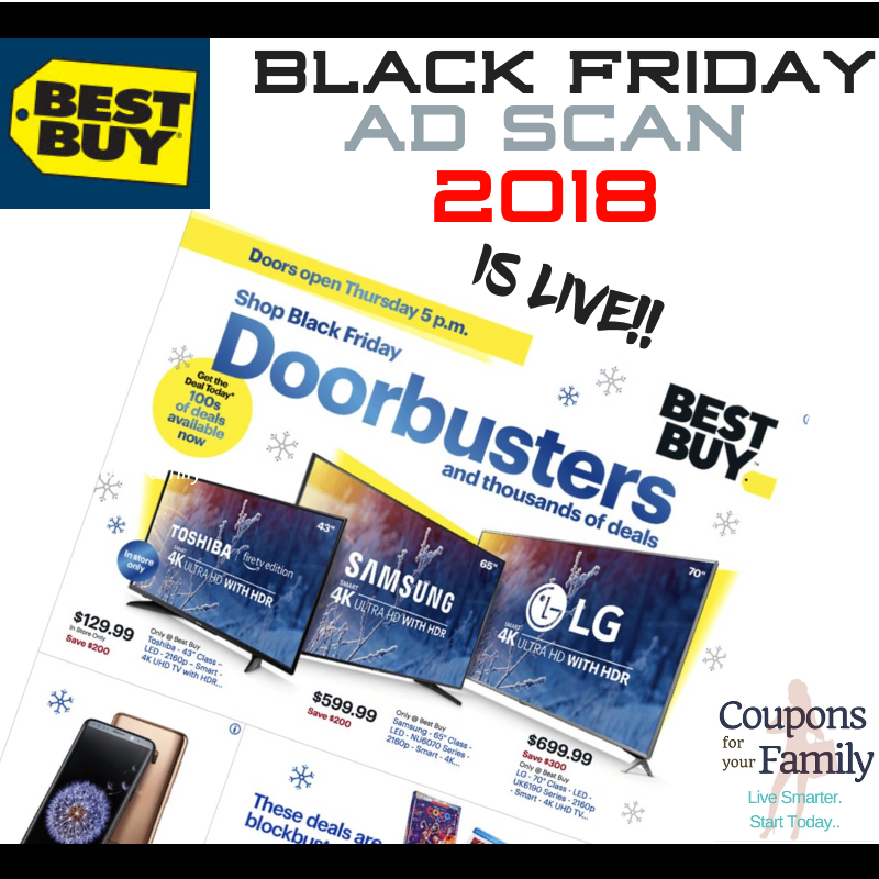 TONS OF DOORBUSTERS in the Best Buy Black Ad & Deals 2018- LIVE NOW!!!