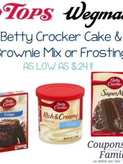 Betty Crocker Cake & Brownie Mix or Frosting (3)