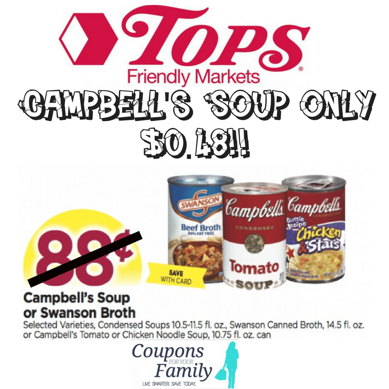 Campbells Soup at Tops Markets