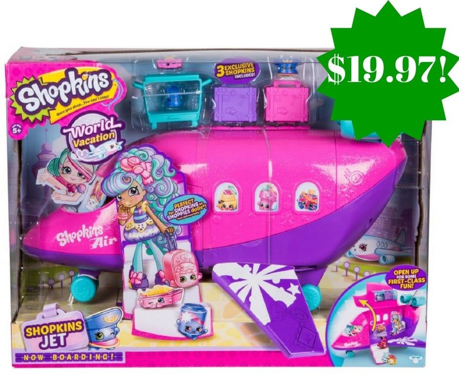 Amazon: Shopkins Season 8 Plane Playset Only $19.97 (Reg. $40) 