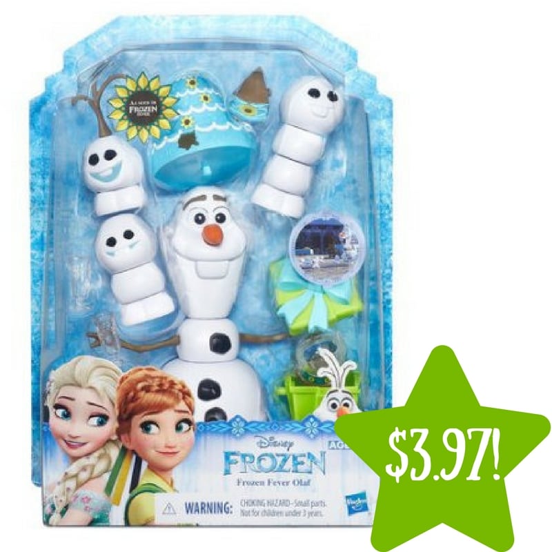 Walmart: Disney Frozen Fever Olaf Only $3.97 (Reg. $15) 