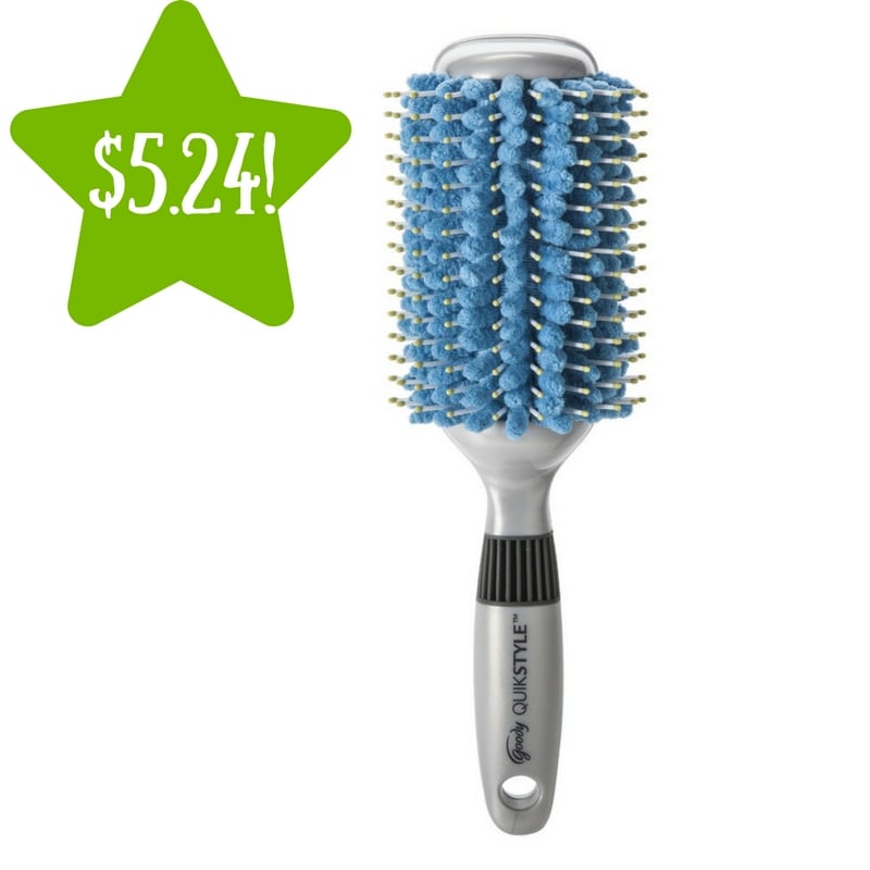 Target: Goody QuickStyle Half Round Brush with Microfiber Bristles Only $5.24 (Reg. $15) 