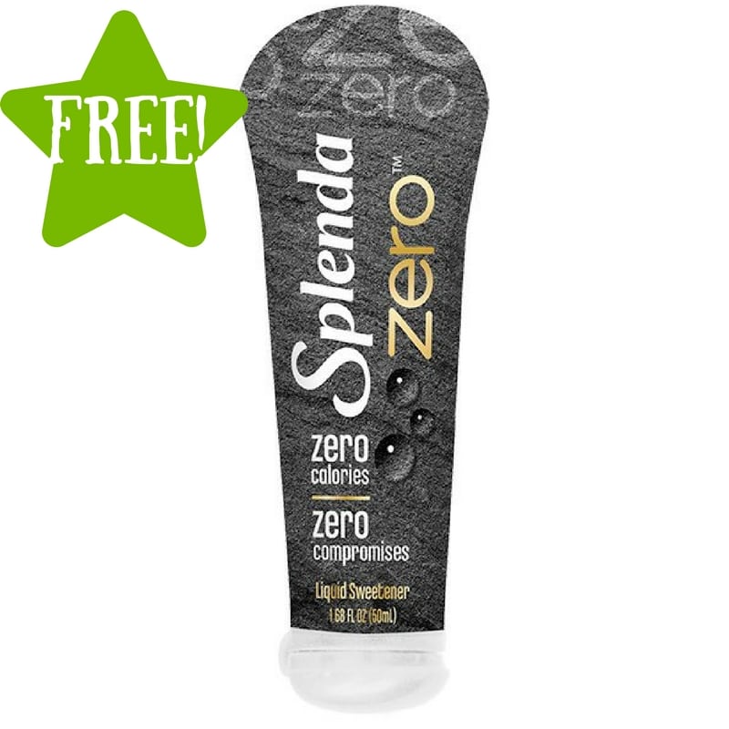 FREE SPLENDA Zero Liquid Sweetener Sample