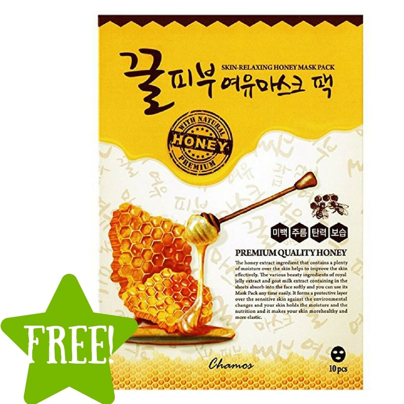 FREE Chamos Honey Face Mask Sheets 