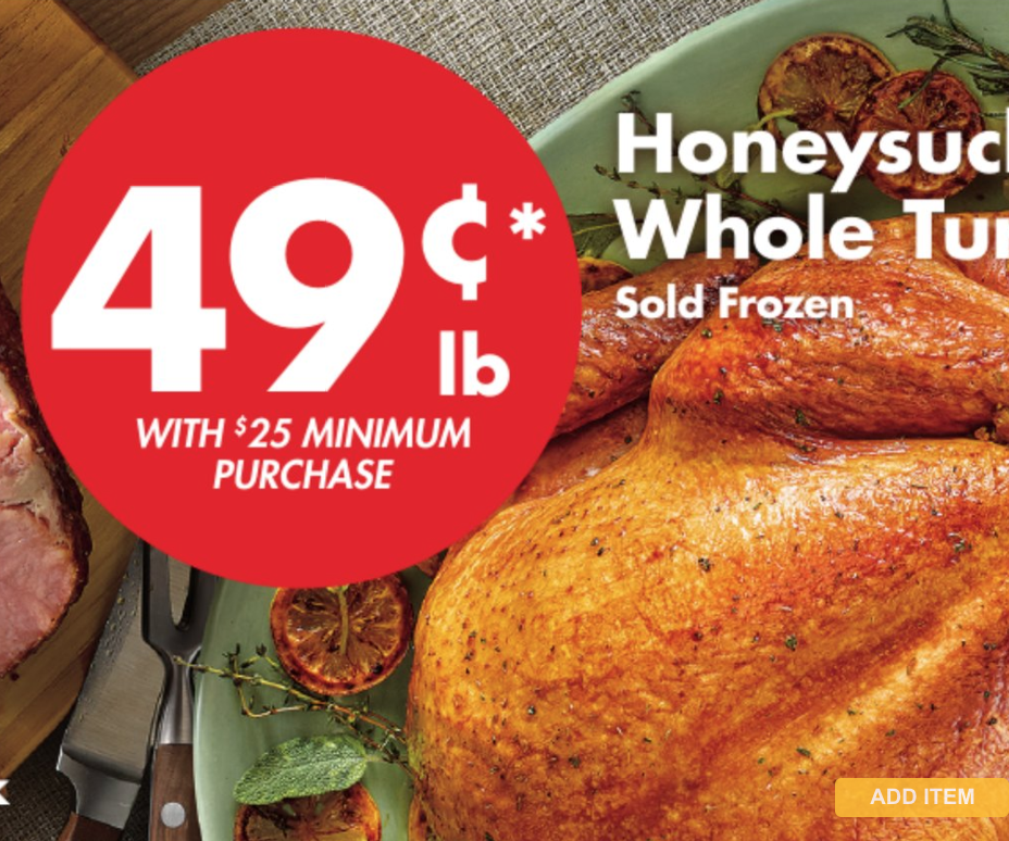 Compare Local Turkey Prices for your Thanksgiving Dinner 2018 Aldi