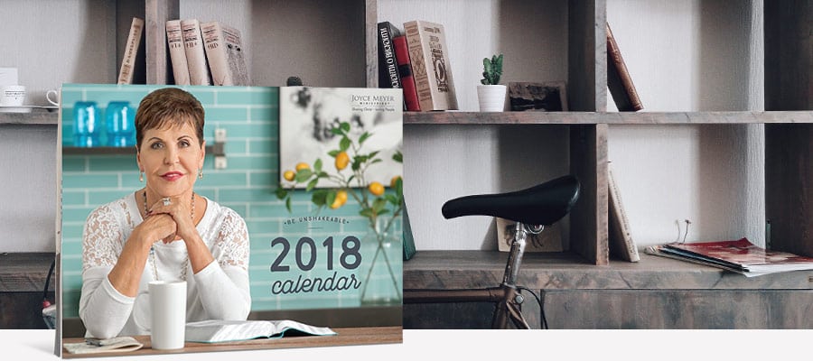 FREE 2018 Joyce Meyer Wall Calendar
