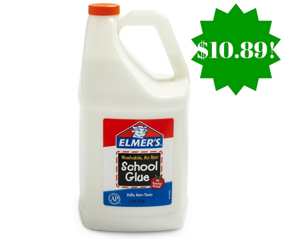 Amazon: Gallon of Elmer's Liquid School Glue Only $10.89 (Reg. $20.49) 