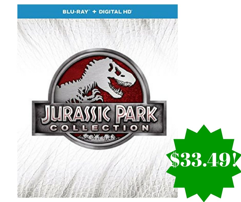 Amazon: Jurassic Park Collection 3D + Blu-ray Box Set Only $33.49 (Reg. $60)