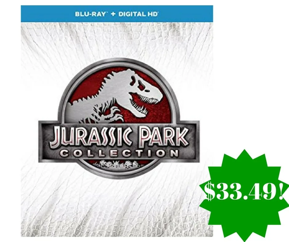 Amazon: Jurassic Park Collection 3D + Blu-ray Box Set Only $33.49 (Reg. $60) Amazon: Jurassic Park Collection 3D + Blu-ray Box Set Only $33.49 (Reg. $60)