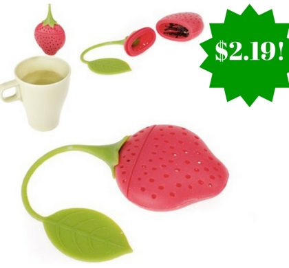 Amazon: Strawberry Design Silicone Tea Infuser Only $2.19 Shipped