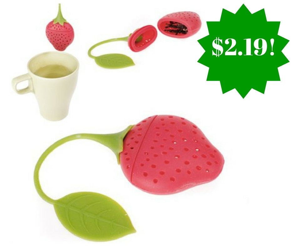 Amazon: Strawberry Design Silicone Tea Infuser Only $2.19 Shipped