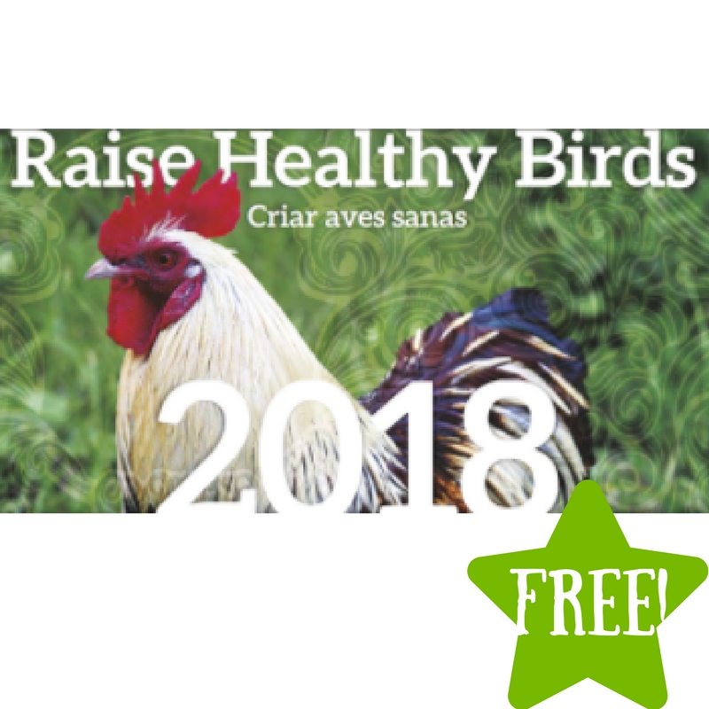 FREE 2018 Backyard Biosecurity “Raise Healthy Birds” Calendar