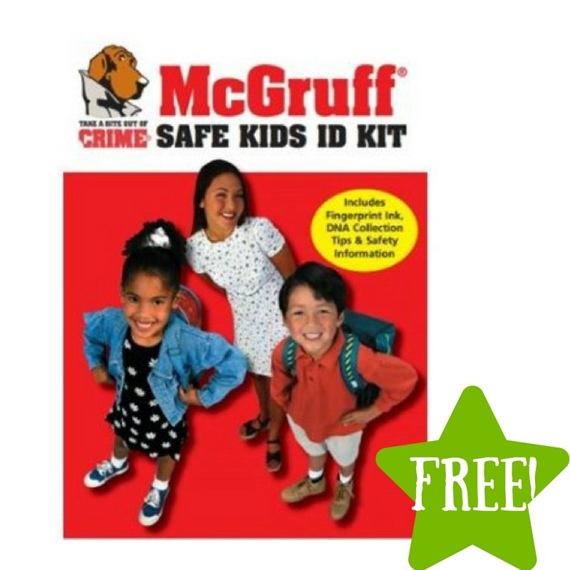 FREE McGruff Safe Kids ID Kit 