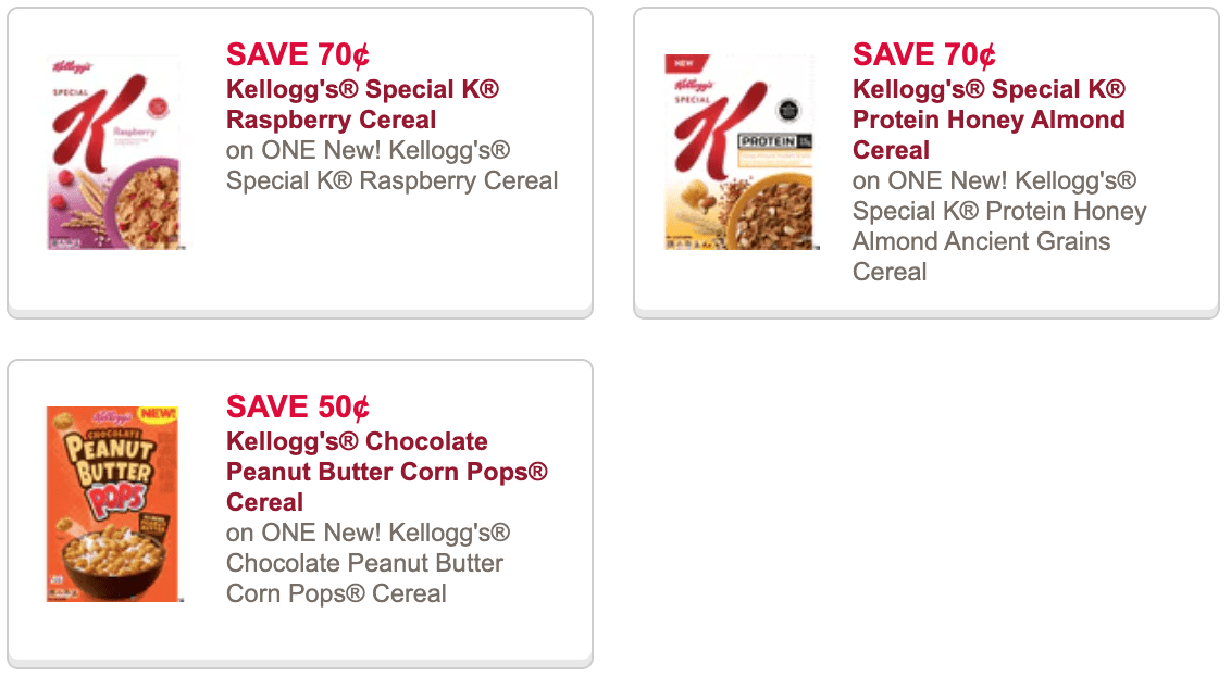 Kelloggs ceral coupons 2