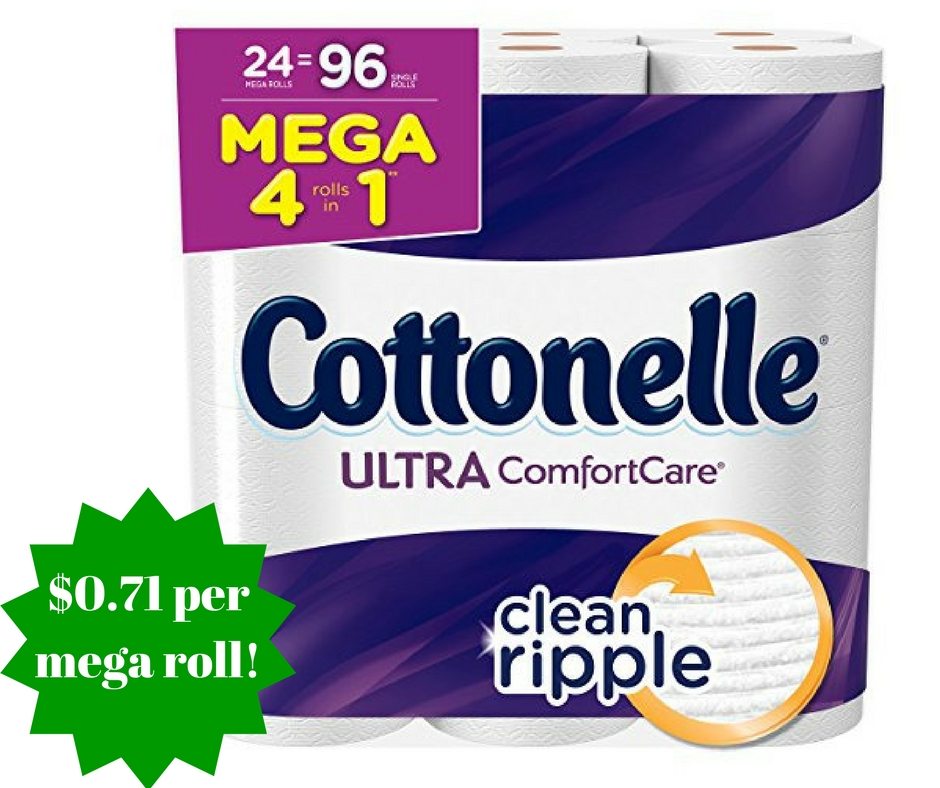 Amazon: Cottonelle Ultra Comfort Care Toilet Paper Only $0.71 Per Mega Roll 