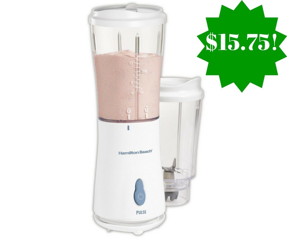 Amazon: Hamilton Beach Personal Single Serve Blender Only $15.75 (Reg. $29) 