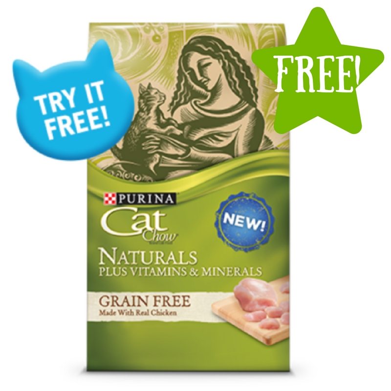 FREE Purina Cat Chow Naturals Grain Free Cat Food Sample