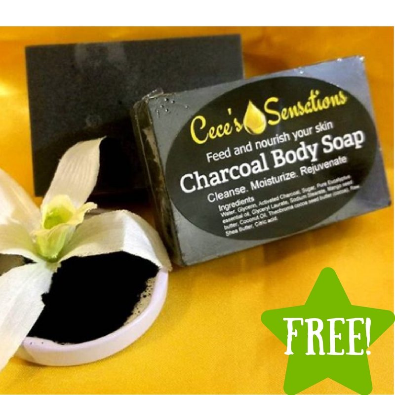 FREE Cece's Sensations Charcoal Body Soap Sample 
