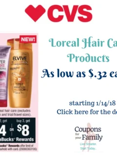 CVS Loreal Hair Care Deals