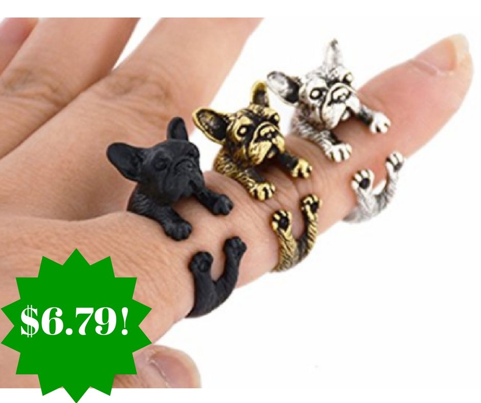 Amazon: Harleya Vintage Bulldog Ring As Low As $6.79 Shipped