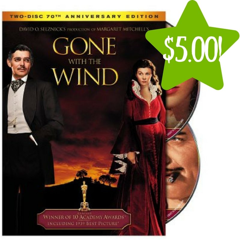 Walmart: Gone with The Wind 2-Disc Special Edition Only $5.00 (Reg. $30) 