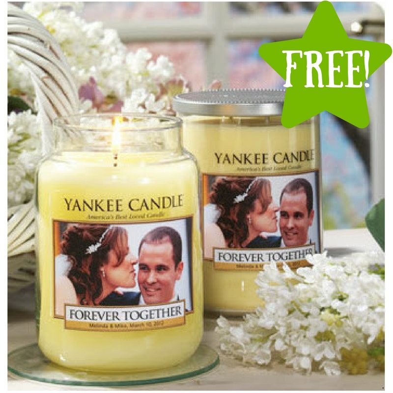 FREE Personalized Photo Label at Yankee Candle
