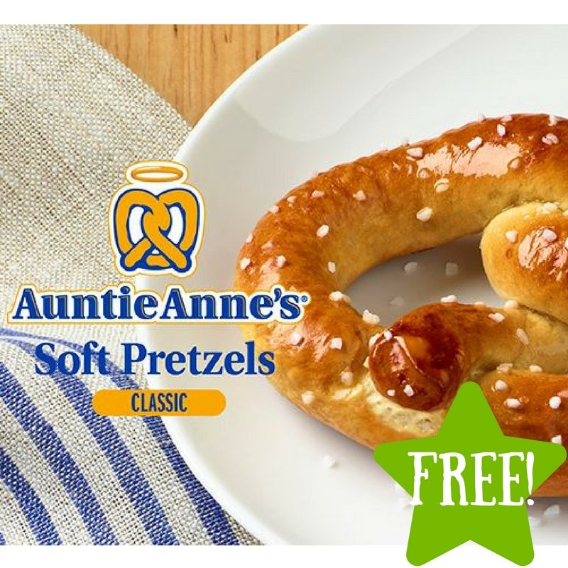 FREE Pretzels at Auntie Anne's (March 3rd Only) 