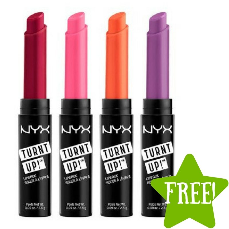 FREE NYX Turnt Up Lipstick 
