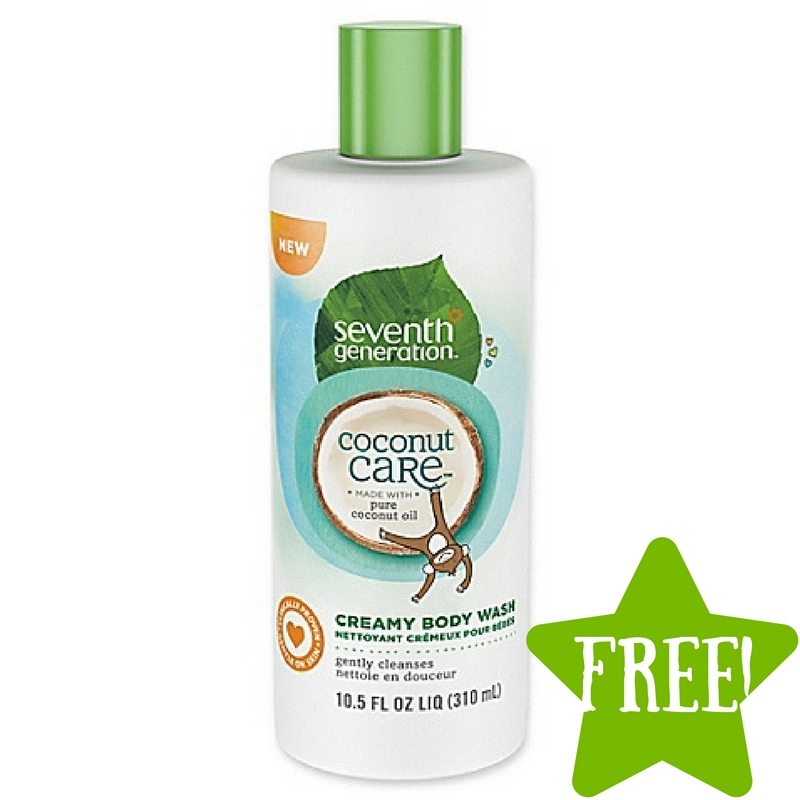 FREE Seventh Generation Coconut Care Creamy Baby Body Wash