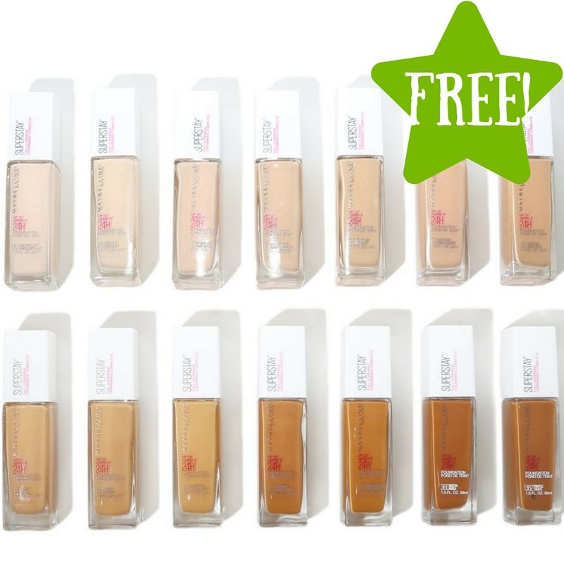 FREE Maybelline Super Stay Full Coverage Foundation 