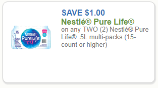 Target: Nestle Pure Life Water - $0.10 per Bottle!