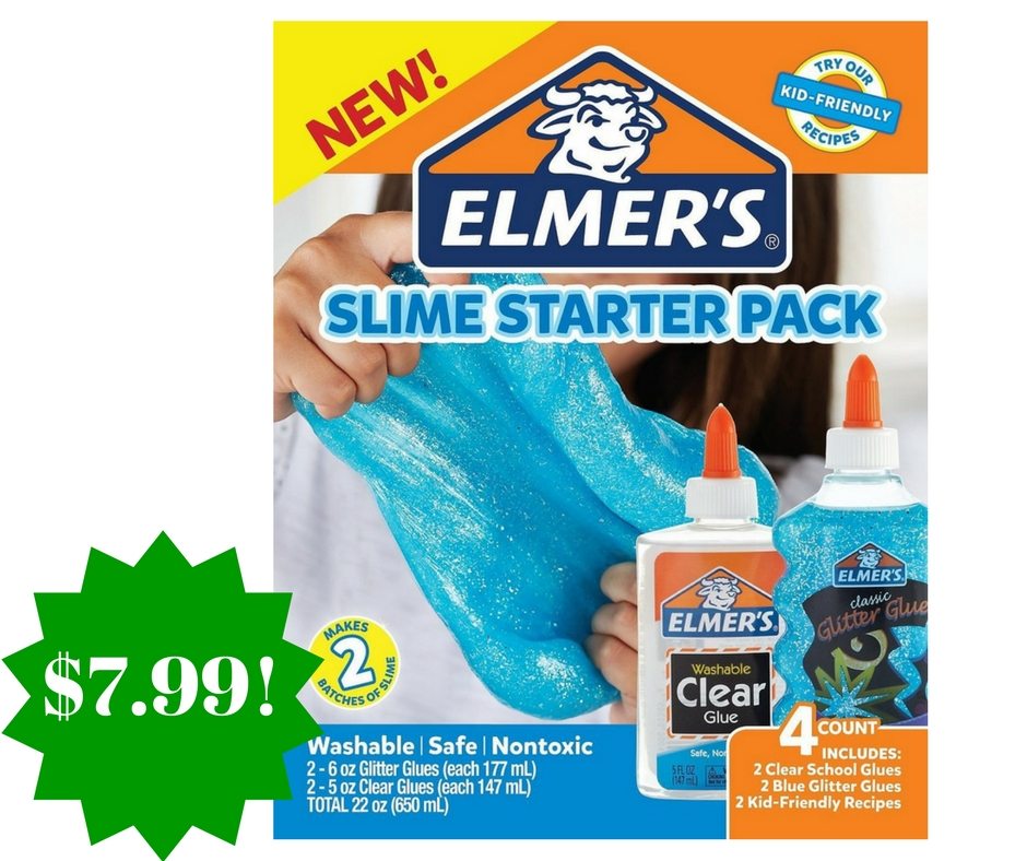Amazon: Elmer's Glue Slime Starter Kit Only $7.99 (Reg. $14) 