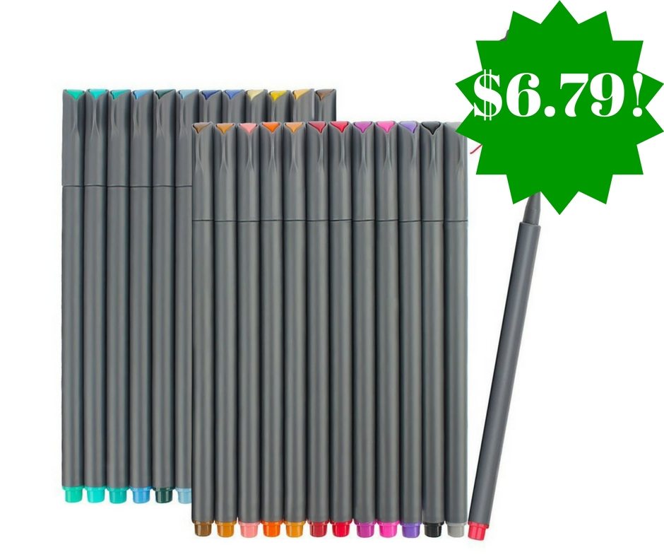 Amazon: Fineliner Fine Tip Color Pens Only $6.79 (Reg. $26) 