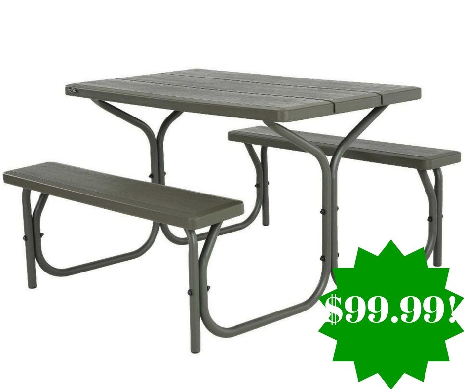 Amazon: Lifetime 4-Foot Picnic Table Only $99.99 (Reg. $200, Today Only) 