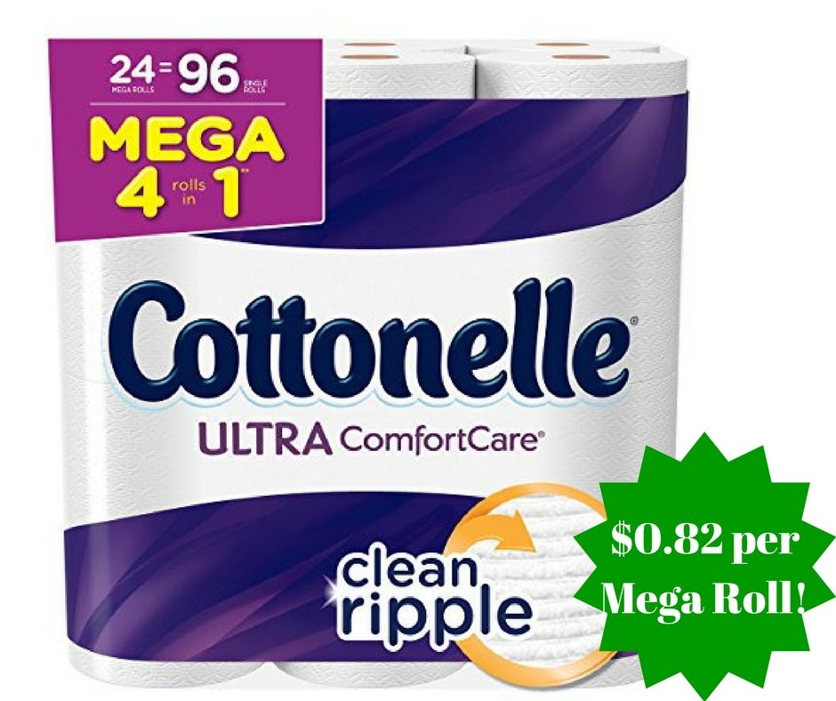 Amazon: Cottonelle Ultra Comfort Care Toilet Paper Only $0.82 Per Mega Roll