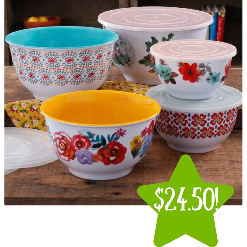 Walmart: The Pioneer Woman Country Garden Nesting Mixing Bowl Set Only $24.50 (Reg. $50) Walmart: The Pioneer Woman Country Garden Nesting Mixing Bowl Set Only $24.50 (Reg. $50)