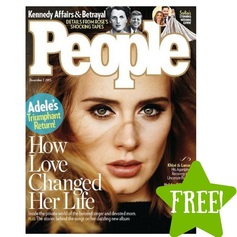 FREE Subscription to People Magazine