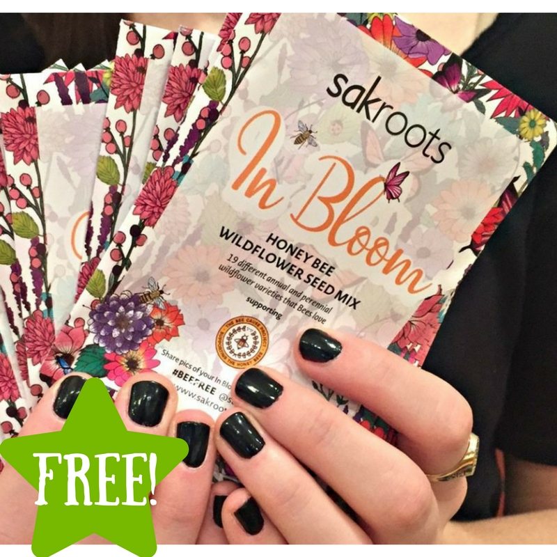 FREE Sakroots In Bloom Wildflower Seed Packet