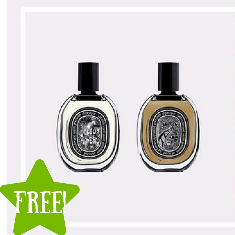 FREE Diptyque Fleur de Peau & Tempo Fragrances Samples