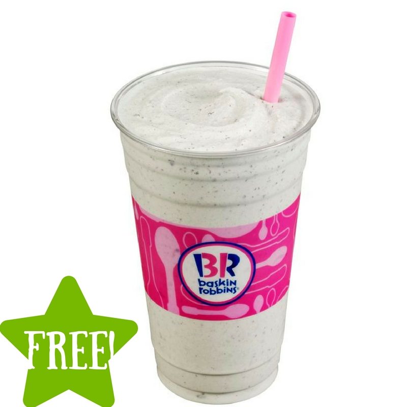 FREE Mint Chip ‘n Oreo Cookies Milkshake at Baskin Robbins (3/17 Only) 