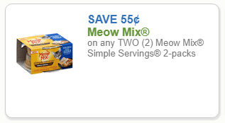 Walmart: Meow Mix Simple Servings Only $0.51!