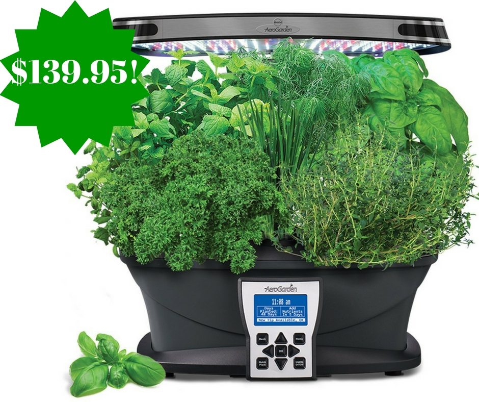 Amazon: AeroGarden Ultra (LED) with Gourmet Herb Seed Pod Kit Only $139.95 (Reg. $240, Today Only) 