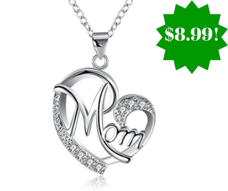 Amazon: Romantic Express Mom Heart Necklace Only $8.99 (Reg. $15) 