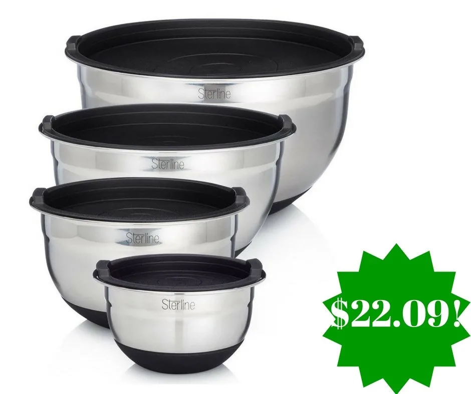 Amazon: Sterline Stainless Steel Mixing Bowl Set Only $22.09 (Reg. $40)  Amazon: Sterline Stainless Steel Mixing Bowl Set Only $22.09 (Reg. $40)