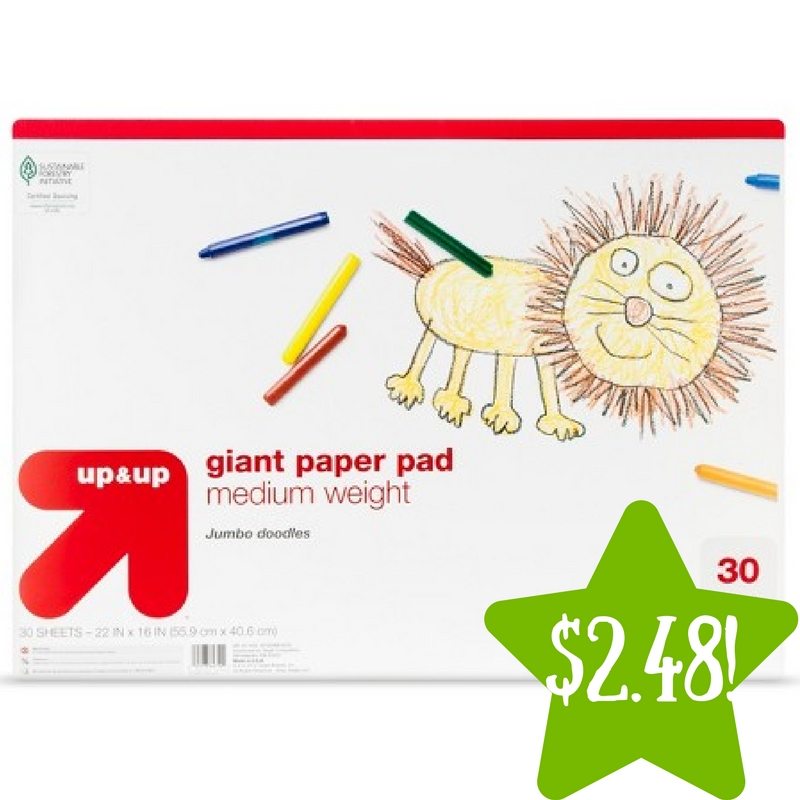 Target: up & up Giant Paper Pad with Handle Only $2.48 (Reg. $5) 