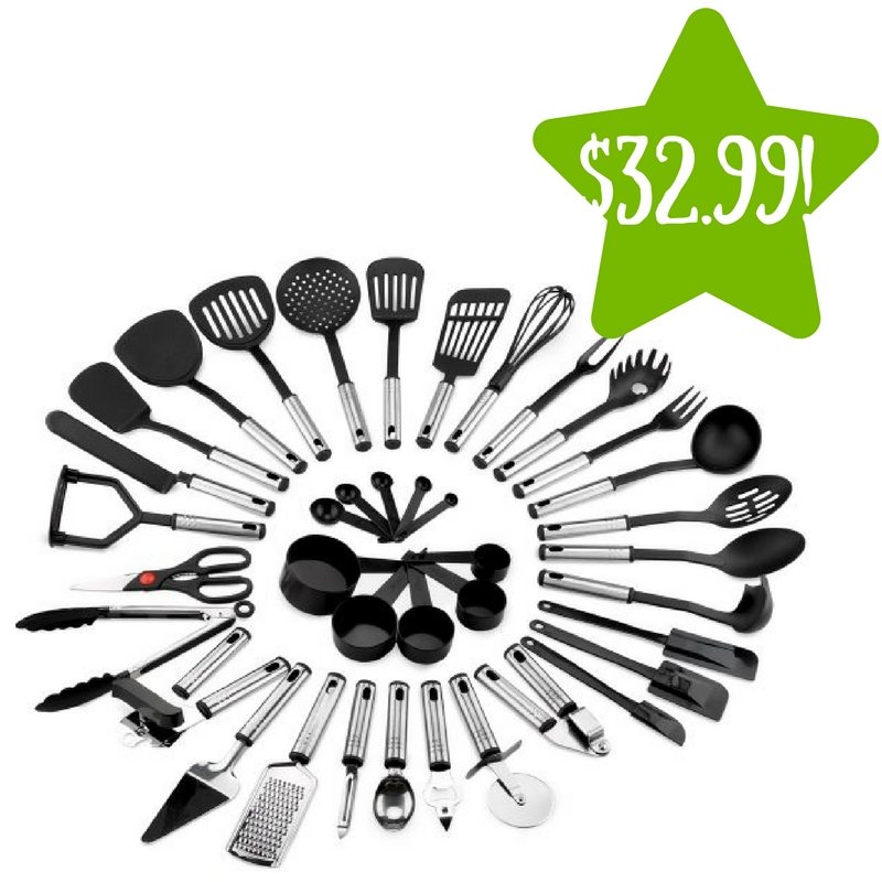 Walmart: Best Choice Products 39-Piece Stainless Steel Cooking Utensil Set Only $32.99 (Reg. $90) 