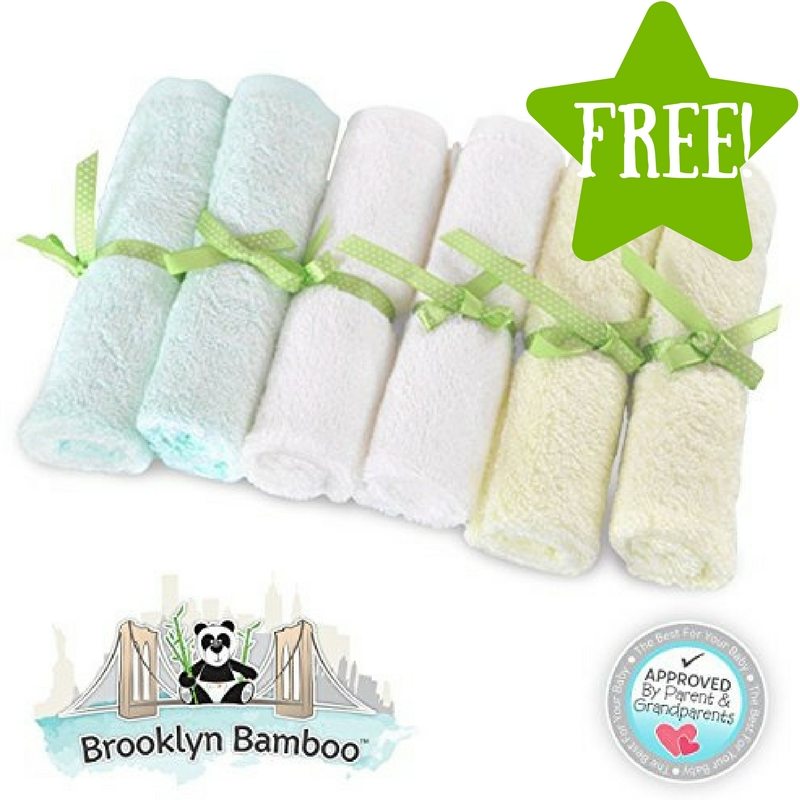  FREE Brooklyn Bamboo Baby Washcloths