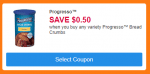 Walmart: Progresso Bread Crumbs Only $1!