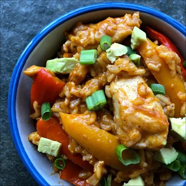 Chicken Fajita Rice Skillet